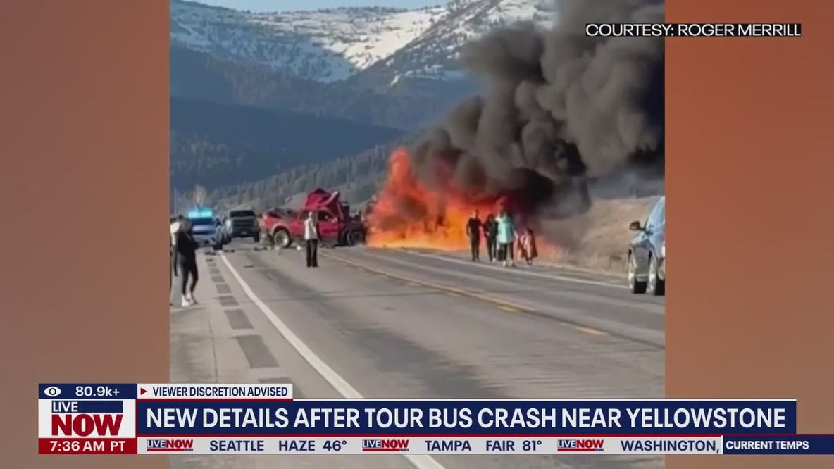 New details on deadly tour bus crash in Yellowstone